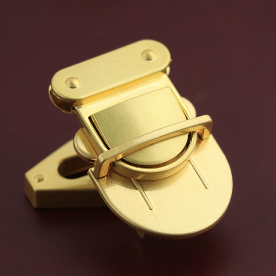 Solid brass 24K plated slot lock twist lock Solid brass 24K plated slot lock twist lock