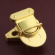 Solid brass 24K plated slot lock twist lock Solid brass 24K plated slot lock twist lock