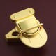 Solid brass 24K plated slot lock twist lock