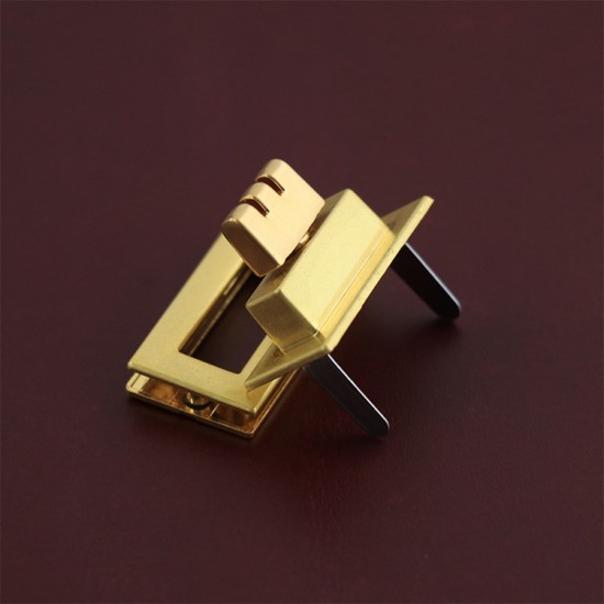 Solid brass 24K plated slot lock twist lock Solid brass 24K plated slot lock twist lock