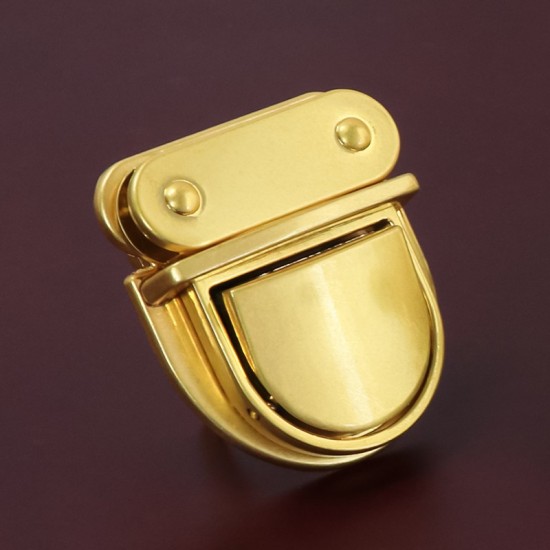 Solid brass 24K plated slot lock twist lock Solid brass 24K plated slot lock twist lock