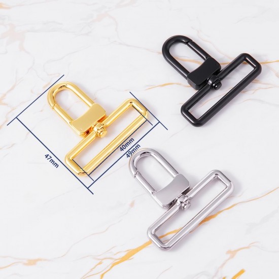Alloy swivel buckle 40mm 2pc/lot