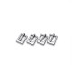 High quality 5.5mm stainless steel mini needle buckle, 4pc/lot