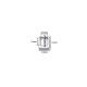 High quality 5.5mm stainless steel mini needle buckle, 4pc/lot
