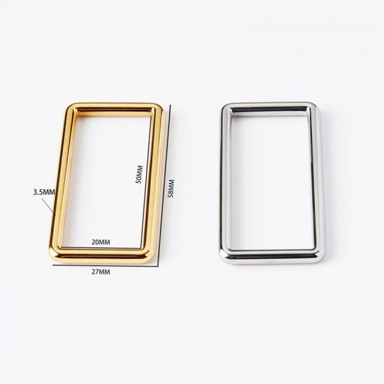 High quality 50mm stainless steel square buckle, 2pc/lot High quality 50mm stainless steel square buckle, 2pc/lot