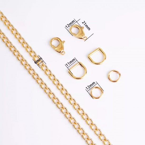 Stainless steel bag chain 6mm Chanel