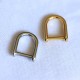 8mm nano stainless steel high quality D-ring, Dee-ring 10pc/lot