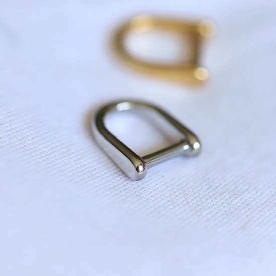 8mm nano stainless steel high quality D-ring, Dee-ring 10pc/lot