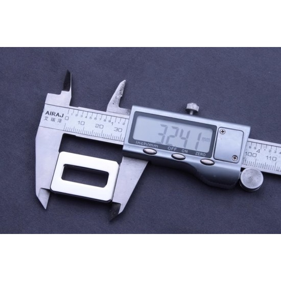 Alloy square twist harp lock
