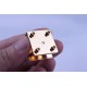 Alloy thimble hasp lock
