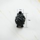 Japan stainless steel black bag lock