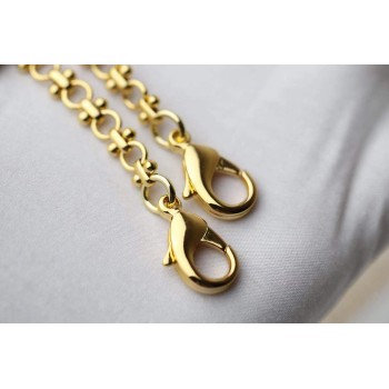 Toppest quality, solid brass bag chain