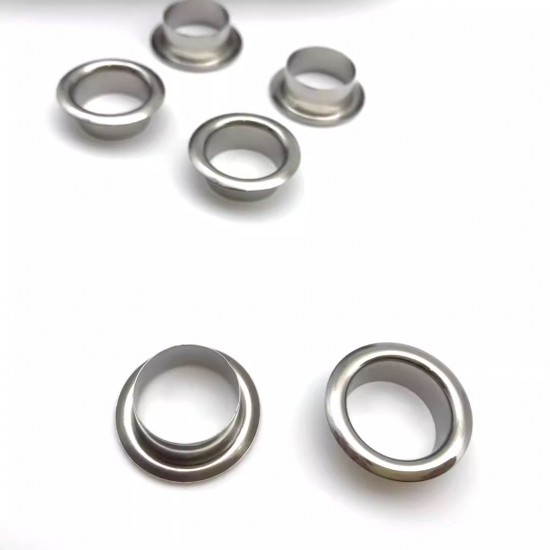 Chanel stainless steel 18K real gold plating  eyelet, grommet, 20pc/lot