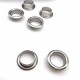 Chanel stainless steel 18K real gold plating  eyelet, grommet, 20pc/lot