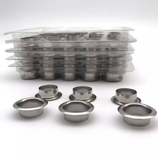 Chanel stainless steel 18K real gold plating  eyelet, grommet, 20pc/lot