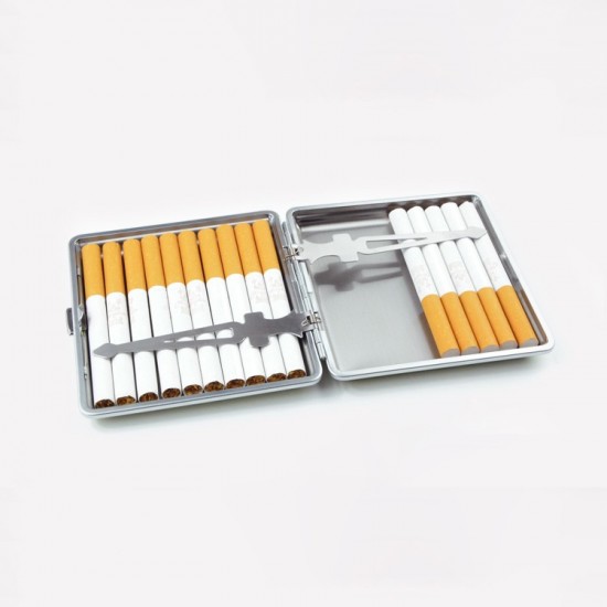 Stainless steel Cigarette case diy kit, 2pc/lot