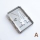 Stainless steel Cigarette case diy kit, 2pc/lot