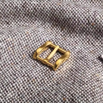 Curved stainless steel needle buckle, 4pc/lot