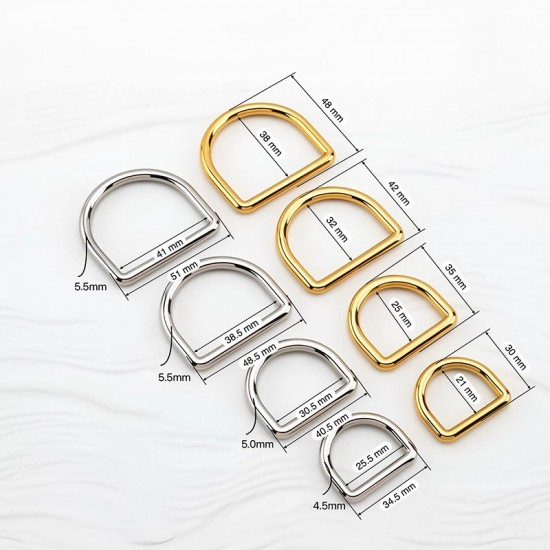 10pc/lot stainless steel D ring D-ring Dee ring