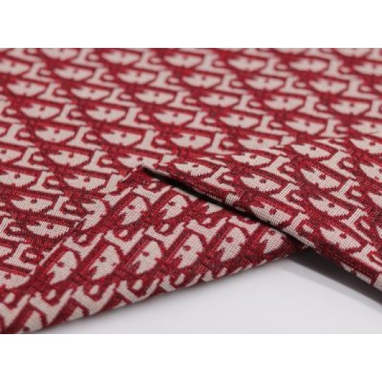 Dior Oblique fabric, Dior saddle bag making material