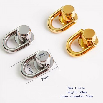 High quality stainless steel duffle bag tab, 2pc/lot