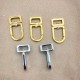 Flat stainless steel lobster hook, 4pc/lot