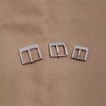 Flat stainless steel needle buckle, 4pc/lot