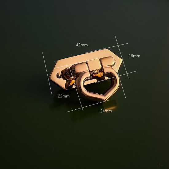 High quality stainless steel fold bag lock