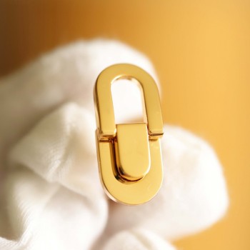 Japanese solid brass foldable D-ring, 2pc/lot, hanger, tab