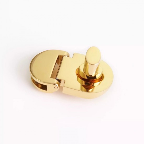 Stainless steel foldable twist bag lock