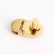 Stainless steel foldable twist bag lock