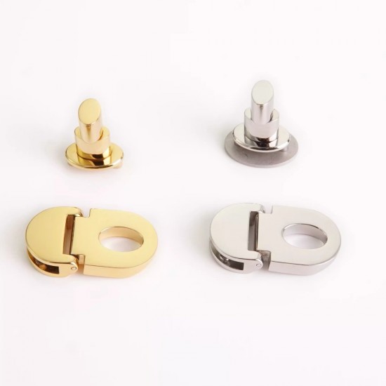 Stainless steel foldable twist bag lock