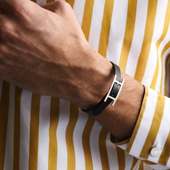 Hermes Behapi double tour bracelet hardware
