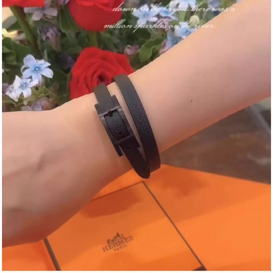 Hermes Behapi double tour bracelet hardware