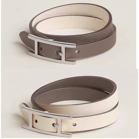 Hermes Behapi double tour bracelet hardware