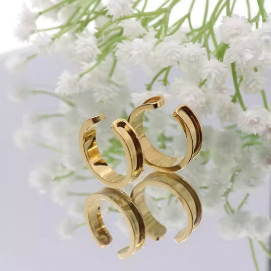 Hermes stainless steel finger ring