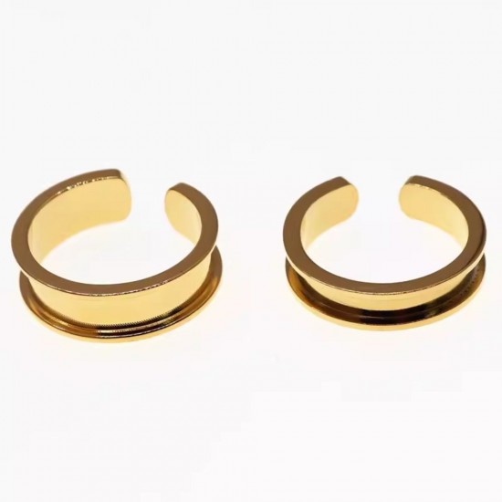 Hermes stainless steel finger ring
