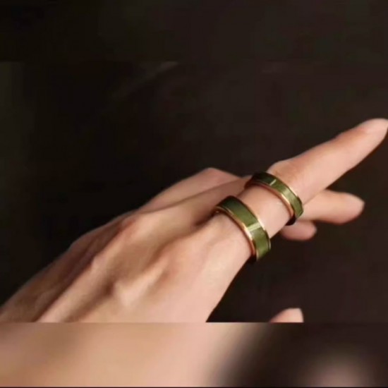 Hermes stainless steel finger ring