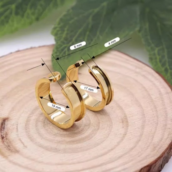 Hermes stainless steel finger ring