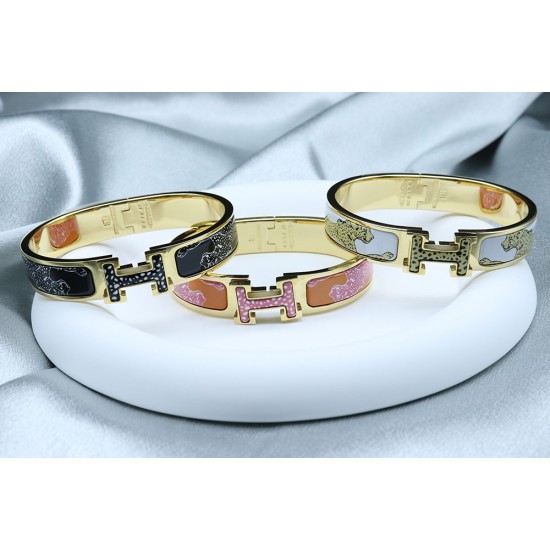 H Clic H Inlay bracelet bracelet 12mm stainless steel DIY bracelet