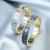 H Clic H Inlay bracelet bracelet 12mm stainless steel DIY bracelet