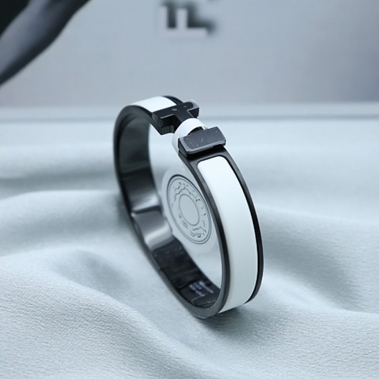 Hermes Clic HH So Black 12mm stainless steel DIY bracelet Hermes Clic HH So Black 12mm stainless steel DIY bracelet