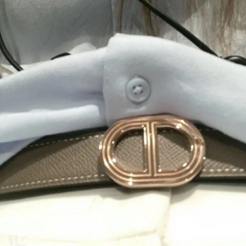 High quality stainless steel Hermes Chaine D'Ancre 24mm pig nose waist belt buckle