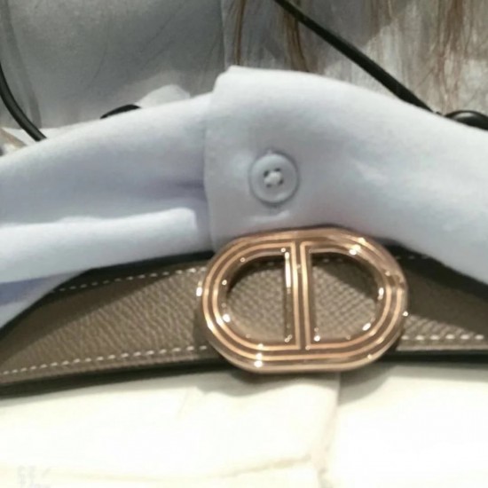 High quality stainless steel Hermes Chaine D'Ancre 24mm pig nose waist belt buckle