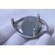 High quality stainless steel 24mm H eye waist belt buckle