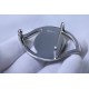 High quality stainless steel 13mm Hermes eye waist belt buckle