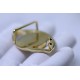 High quality stainless steel 13mm Hermes eye waist belt buckle