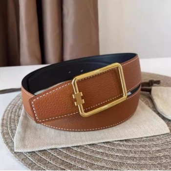 Hermes quality stainless steel 38mm Tube H waist belt buckle