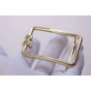 Hermes quality stainless steel 38mm Tube H waist belt buckle