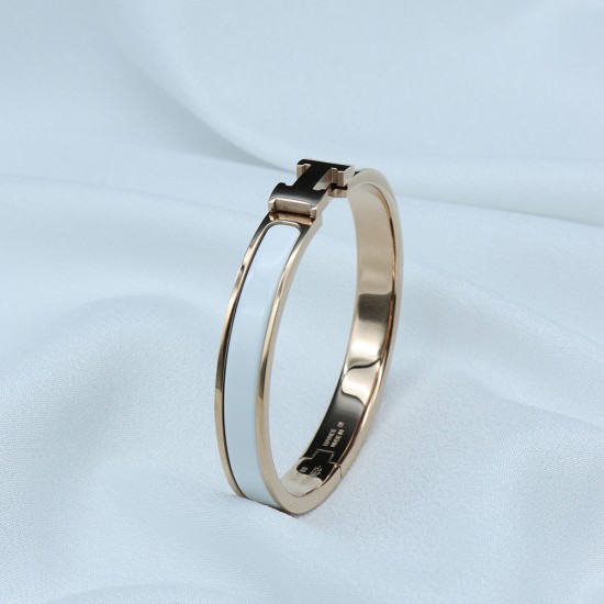 Hermes mini Clic H bracelet 8mm stainless steel DIY bracelet
